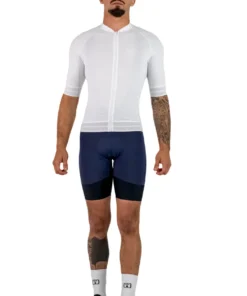 Camisa Ciclismo Racing Evo White - Masculina